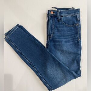 Madewell Women’s Dark Wash Skinny Jeans Size 28 Mid Rise